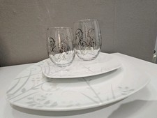 Disneyland Paris Exklusiv - 4 tlg. Teller Gläser - alt / Rarität - Mickey Mouse