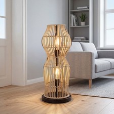Stehleuchte bambus wohnzimmer - bambus,