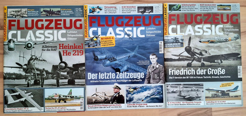 Flugzeug classic 3 ausgaben - flugzeug,