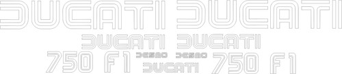 Ducati 750 replica decals - replica,