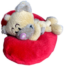 Diddl Pimboli Plüsch Bär liegend Herz Kuscheltier Liebe Geschenk Stofftier rar