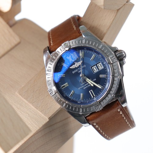 Breitling cockpit blue dial - cockpit,