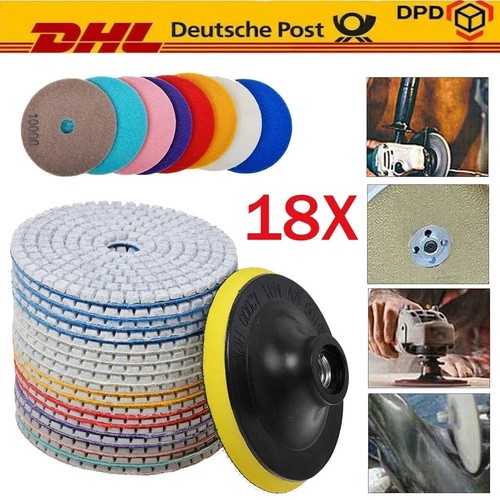 18x diamant polierscheiben - 18x,