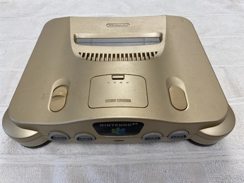 Nintendo gold n64 konsole - 64,