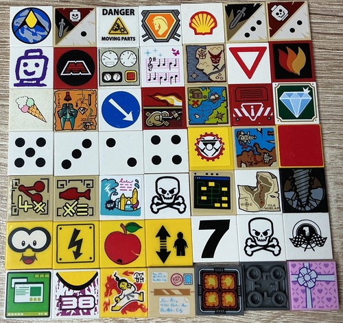 Lego fliese 2x2 bedruckt - -,