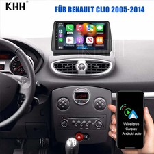 2+64G Für Renault Clio 2005-2014 Android 13 Autoradio GPS Navi WIFI BT SWC