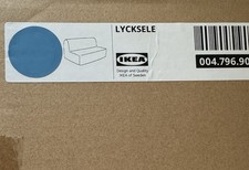 IKEA Lycksele Bezug für 2er Bettsofa Tustad bunt  blau / weiß 004.796.90 NEU OVP