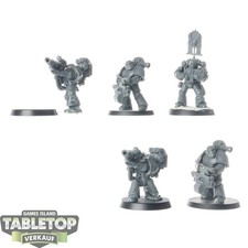Dark Angels - 5 Devastator Squad  - teilweise bemalt