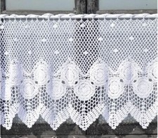 Hochwertige Scheibengardine