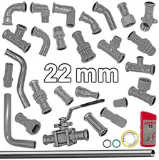 22mm Pressfitting Edelstahl