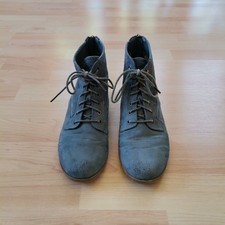 Stiefeletten halbhoch in Wildlederoptik blau Gr. 38 von Graceland Deichmann