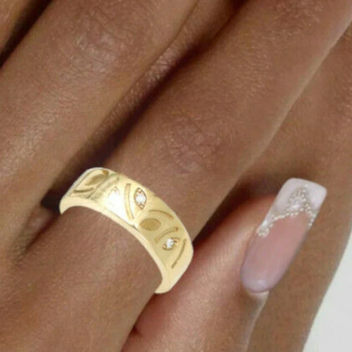 Damen ring breit 585 - damen,