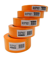 Profi Malerkrepp Goldband 50 m Rolle | FineLine Washi Tape Malerband Abdeckband
