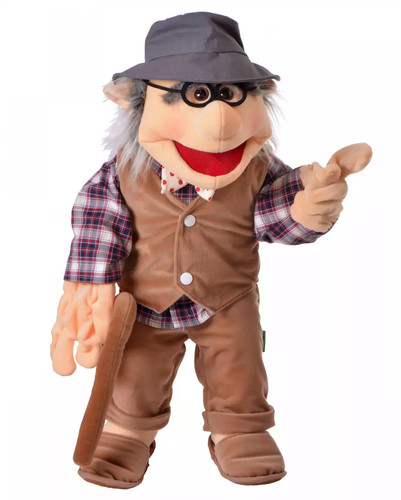 Großvater handpuppe als - großvater,