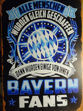 Blechschild 20x30 Ich bin