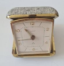 Vintage PETER klappbarer Reisewecker, umweltfreundlich mechanisch aufziehen