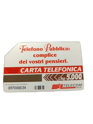 Alte telefonkarte italien - telefonkarte, 1997