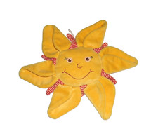 WIE NEU * Steiff SCHMUSETUCH Sonne Blume gelb 239953 Kuscheltuch Schnuffeltuch