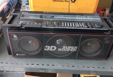 Hitachi TRK 7620E Boombox 3D Super Woofer Vintage Radio Cassette Hitachi...