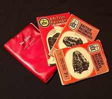 Ian Allan "ABC" Mappe de Luxe & drei Bücher 1955-57