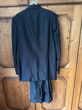 HUGO by HUGO BOSS Herren Anzug Nadelstreifen blau Business Gr. 54 3-Reiher