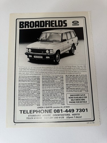 Original 1990 classic range - 1990,