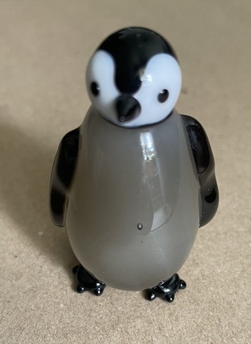 Lauscha glasfigur pinguin 5 - lauscha, ,5