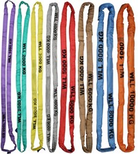 Rundschlinge 1 - 10 Tonnen Einfachmantel Hebeschlinge Rundschlingen  