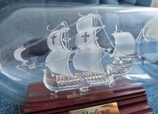 Flaschenschiff Buddelschiff Mayflower 1620 Pilgrim Father sailing ship