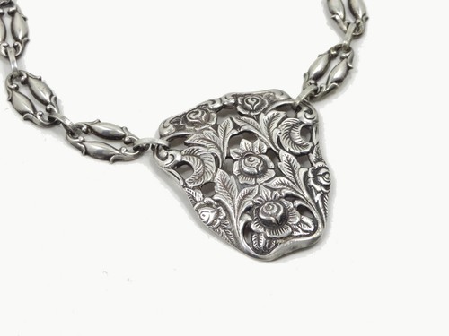 Trachten kette versilbert - kette,