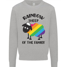 Regenbogenschaf lustig LGBT Gay Pride Day Herren Sweatshirt Pullover