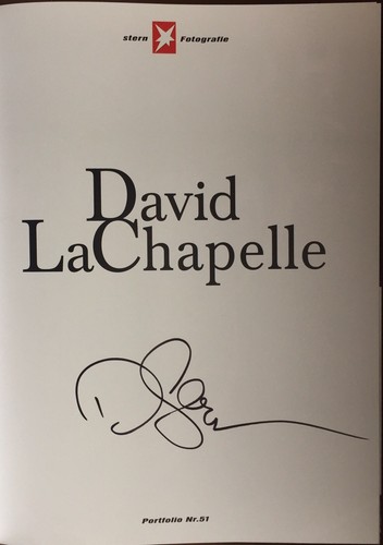 David lachapelle signiert - lachapelle,