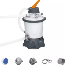 Bestway Sandfilteranlage Filtersystem Poolpumpe 3028 l h 85 W Poolfilter Fil308