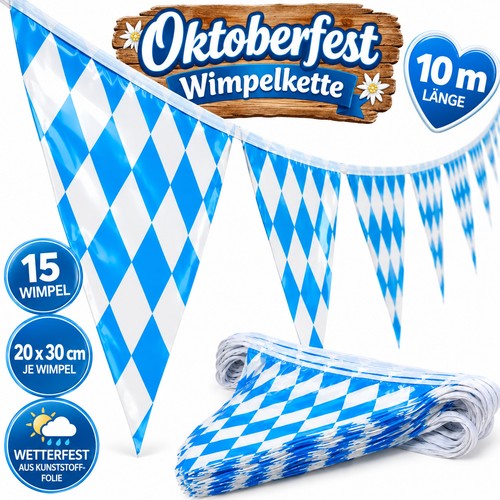 Wimpelkette oktoberfest bayern - wimpelkette,