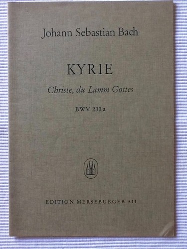 Bach kyrie christe - j.s., christe,