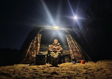 Zeltlampe + Bewegungsmelder +