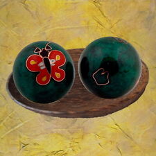 Qi Gong Kugeln SCHMETTERLING - für kleine Hände - Klangkugeln Massage Meditation