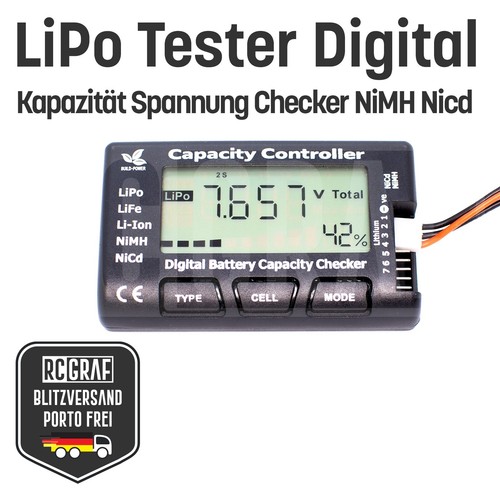 Lipo tester digital life - tester,
