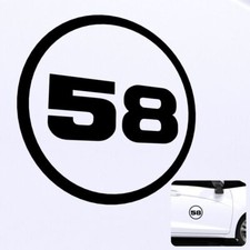 Startnummer Aufkleber Seiten