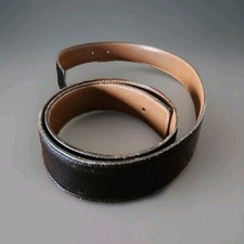 Hermès Paris Gürtel/ Lederriemen 85 schwarz braun /gold