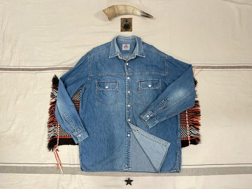 Levi vintage arbeitshemd l - arbeitshemd, m-l