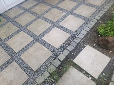 Terassenplatten Metten  40x40  Farbe grau zu verschenken