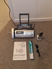 Panasonic KX-FC275G Thermo-Faxgerät Fax Telefon Kopierer AB silber gebraucht