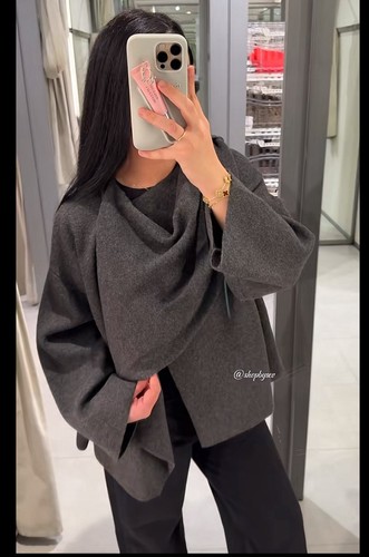 Zara neu schalkragen strick - zara,