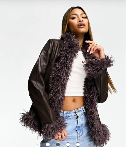 Asos damen jacke braun - jacke,