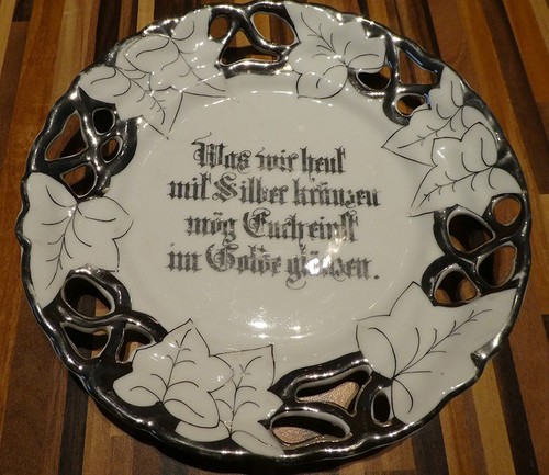 Porzellan prunkteller - porzellan,