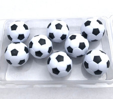 8 mal Kicker Bälle  Weiß -