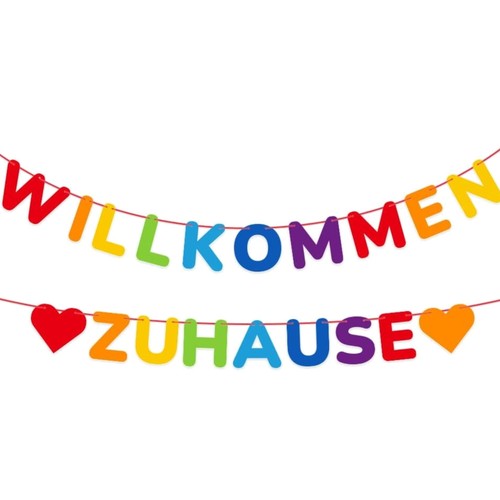 Dekoratives willkommen zuhause - dekoratives,
