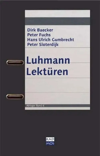 Luhmann lektüren dirk - |, dirk/bolz