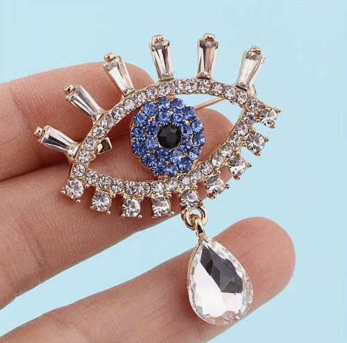 Brosche anstecknadel auge mit - anstecknadel,